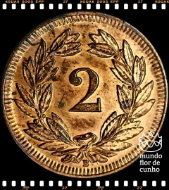 Km 4.2 Suiça 2 Rappen 1909 Escassa © - comprar online