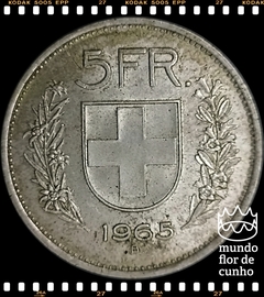 Km 40 Suiça 5 Francs 1965B Prata © - comprar online