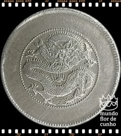 Km 257 China, Província Yunnam 50 Cents (50 Fen) ND(1911-15) MBC Prata Escassa # 2 círculos ©