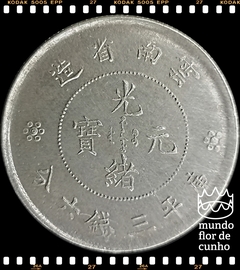 Km 257 China, Província Yunnam 50 Cents (50 Fen) ND(1911-15) MBC Prata Escassa # 2 círculos © - comprar online