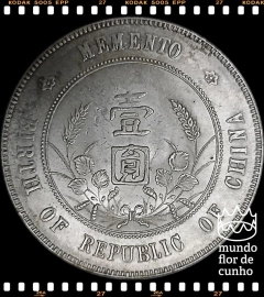 Km 318a.1 China, República 1 Yuan 1927 SOB/FC Prata Escassa # Lembrança - Nascimento da República ©