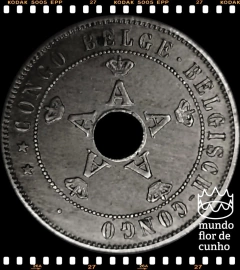 Km 19 Congo Belga 20 Centimes 1911 FC Escassa # Alberto I © - comprar online