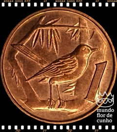Km 131 Cayman, Ilhas 1 Cent 2002 FC ©