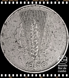 Km 3 Alemanha, República Democrática 10 Pfennig 1950E MBC © - comprar online