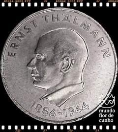 Km 34 Alemanha, República Democrática 20 Mark 1971A XFC # 85º aniversário de Ernst Thälmann © - comprar online