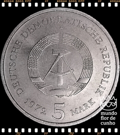 Km 37 Alemanha, República Democrática 5 Mark 1972A XFC # Cidade de Meissen © - comprar online
