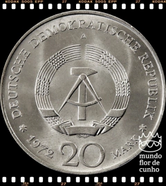Km 40 Alemanha, República Democrática 20 Mark 1972A FC © - comprar online