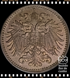 Km 2800 Austria 1 Heller 1901 SOB/FC Escassa # Moeda com Cunho Quebrado © - comprar online