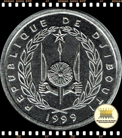 Km 21 Djibuti 2 Francs (Nós Temos Mais de Uma Data # Favor Escolher uma Data Abaixo e o Estado de Conservação) 1977 1996 1999 ® - comprar online