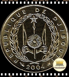 Km 23 Djibuti 10 Francs (Nós Temos Mais de Uma Data # Favor Escolher uma Data Abaixo e o Estado de Conservação) 1991 2004 ® - comprar online
