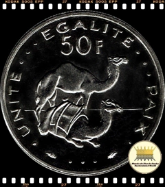 Km 25 Djibuti 50 Francs (Nós Temos Mais de Uma Data # Favor Escolher uma Data Abaixo e o Estado de Conservação) 1991 1999 ®
