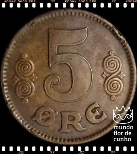 Km 814.2 Dinamarca 5 Ore 1921 (h) MBC © - comprar online