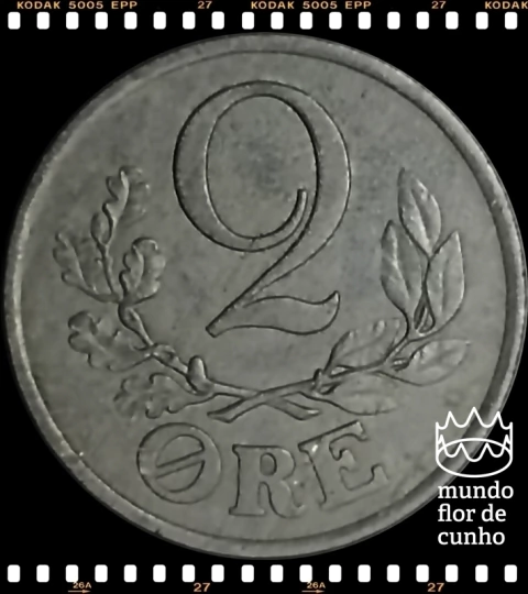 Km 833a Dinamarca 2 Ore 1944(h) SOB # Ocupação Germânica © - comprar online