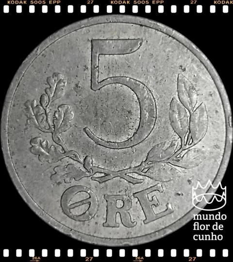 Km 834 Dinamarca 5 Ore 1941(h) MBC # Ocupação Germânica © - comprar online