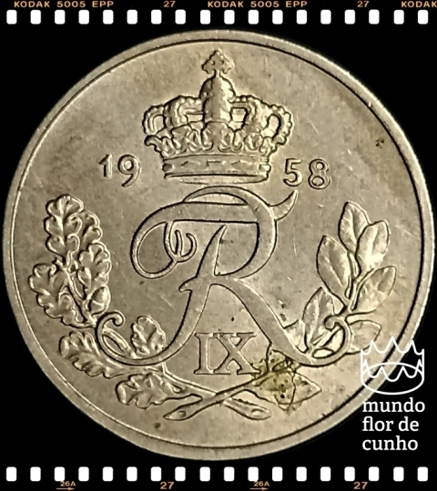 Km 841.2 Dinamarca 10 Ore 1958(h) # Frederik IX © - comprar online