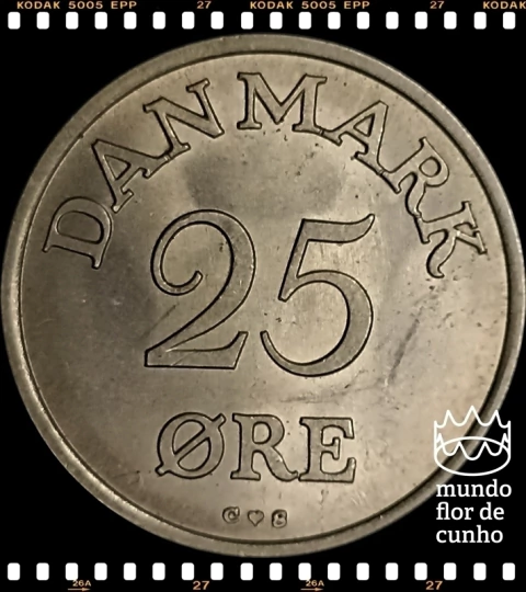 Km 842.2 Dinamarca 25 Ore 1956(h) Escassa # Frederik IX © - comprar online