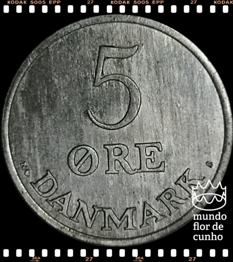 Km 843.1 Dinamarca 5 Ore 1955(h) SOB # Frederik IX © - comprar online