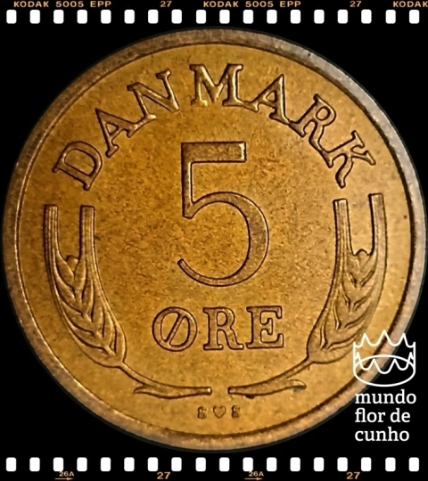 Km 848.2 Dinamarca 5 Ore 1972(h) # Frederik IX © - comprar online