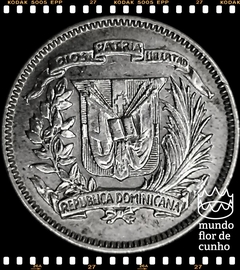 Km 19 República Dominicana 10 Centavos 1951 SOB Prata Escassa © - comprar online