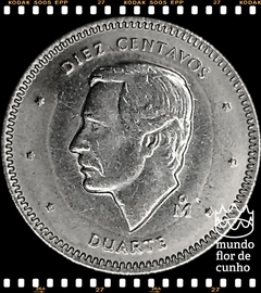 Km 60 República Dominicana 10 Centavos 1984 mo FC # Juan Pablo Duarte ©