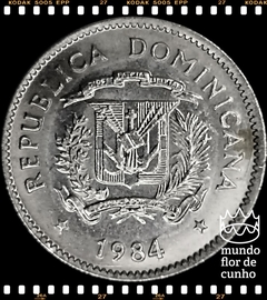 Km 60 República Dominicana 10 Centavos 1984 mo FC # Juan Pablo Duarte © - comprar online