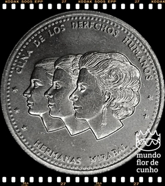 Km 61.2 República Dominicana 25 Centavos 1987 XFC # Mártires dos direitos humanos - Irmãs Mirabal ©