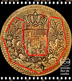 Km 796 Bavaria (Estado Alemão) 1 Heller 1853 S/FC # Possui marcas de quebra de cunho e de dupla batida - Muito escassa © - Mundo Flor de Cunho | Numismática