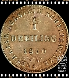Km 160 Schleswig-Holstein, Governo provisório de (Estado Alemão) 1 Deiling 1850TA BC # Muito escassa © - comprar online