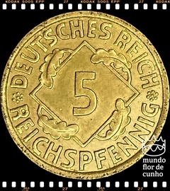 Km 39 Alemanha, Republica Weimar 5 Reichs Pfennig 1936 A S/FC © - comprar online