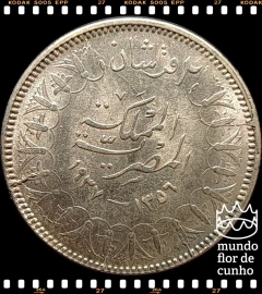 Km 365 Egito 2 Piastres 1937 Prata Escassa - comprar online