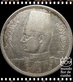 Km 367 Egito 10 Piastres 1937 Prata - comprar online