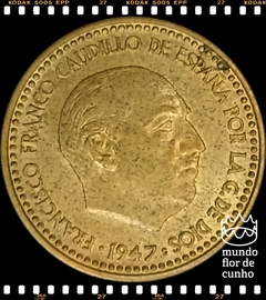 Km 775 Espanha 1 Peseta (Nós Temos Mais de Uma Data # Favor Escolher uma Data Abaixo e o Estado de Conservação) 1947 1953 © - comprar online