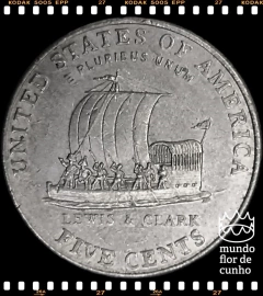 Conjunto Estados Unidos da América 5 Cents e Quarter Dolar SOB/FC # Cinco Moedas de 5 Cents e Uma moeda de Quarter de Dolar © - loja online