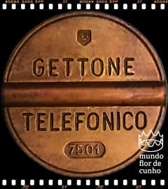 Ficha Telefone Itália 01/75 (7501) E.S.M. (Emílio Senesi Medaglie - Milano) ® - comprar online