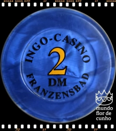 República Checa # Ficha (Token) Ingo Cassino da Cidade de Franzensbad 2 DM Data ND XFC ® na internet