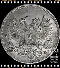 Km 19 Finlândia 25 Pennia 1917 S SOB/FC Prata Sem a Coroa # Nikolai II - Cunhagem da Guerra Civil © - comprar online