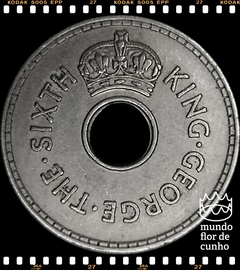 Km 17 Fiji, Ilhas 1 Penny 1950 MBC Muito Escassa ©
