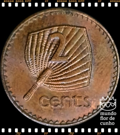 Km 28 Fiji, Ilhas 2 Cents 1982 (c) SOB ©