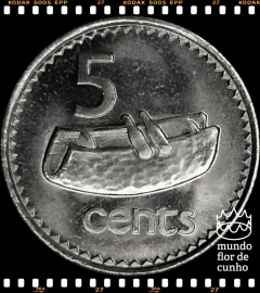 Km 29 Fiji, Ilhas 5 Cents 1982 (c) XFC ©