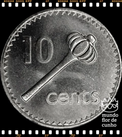 Km 30 Fiji, Ilhas 10 Cents 1982 XFC ©