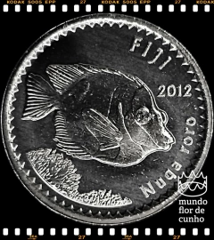 Km 332 Fiji, Ilhas 5 Cents 2012 XFC ©