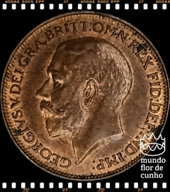 Km 808.2 Grã Bretanha 1 Farthing 1922 SOB/FC © - comprar online