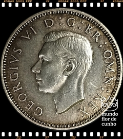 Km 854 Grã Bretanha 1 Shilling 1937 Prata # George VI © na internet