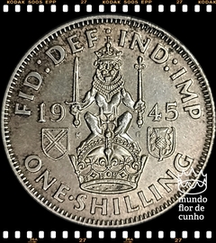 Km 854 Grã Bretanha 1 Shilling 1945 Prata # George VI © - comprar online