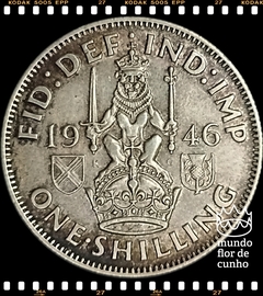 Km 854 Grã Bretanha 1 Shilling 1946 MBC Prata # George VI © - comprar online