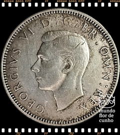 Km 854 Grã Bretanha 1 Shilling 1946 MBC Prata # George VI © na internet