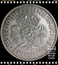 Km 855 Grã Bretanha 2 Shilling 1941 MBC/SOB Prata # George VI © - comprar online