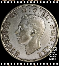 Km 855 Grã Bretanha 2 Shilling 1945 MBC/SOB Prata # George VI © na internet