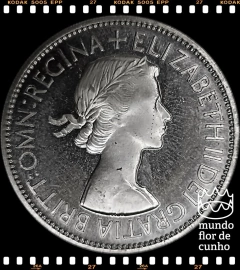 Km 893 Grã Bretanha 1/2 Crown 1953 XFC Proof Escassa © - comprar online
