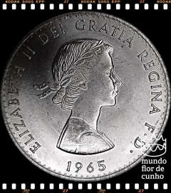 Km 910 Grã Bretanha 1 Crown 1965 FC # Morte de Sir Winston Churchill, 1965 © - comprar online